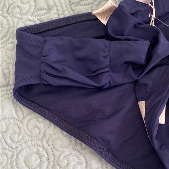 NWT Trina Turk Navy and White adjustable Bikini Sz 14 - Picture 14 of 15